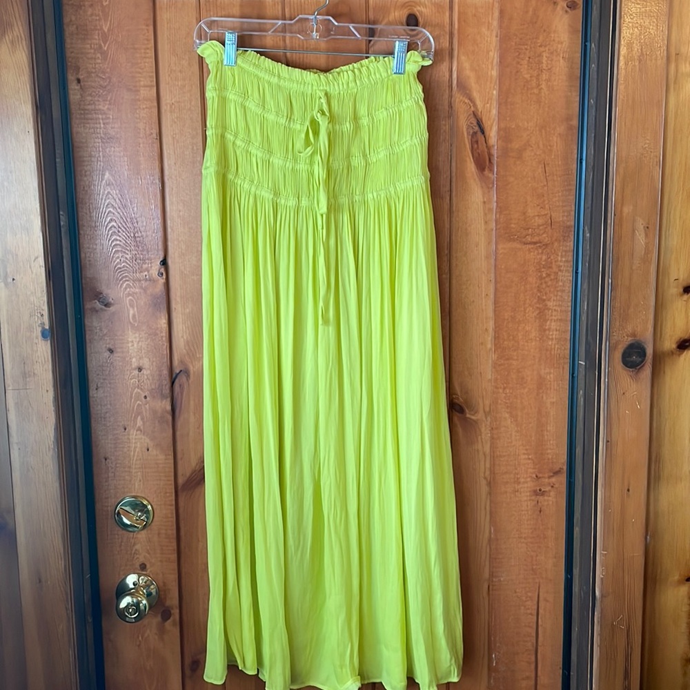 Current Air Lime Green Maxi Dress